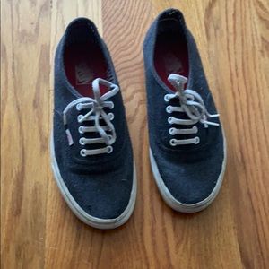 Gray Wool Vans